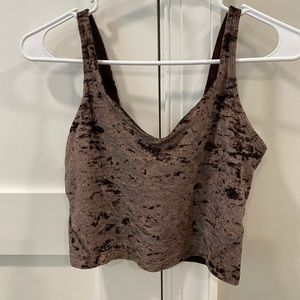 Brown Velvet Lululemon Align Tank Top